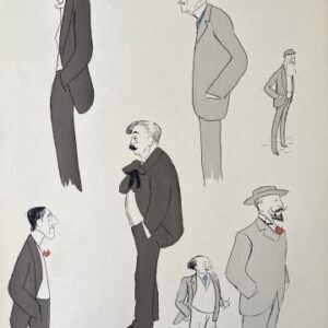 Sem (Leopold de Belgique et friends) Paris 1905