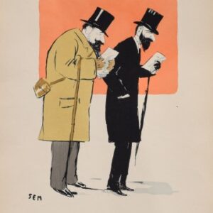 Sem (Gaston Dreyfus and Baron David Leonino) Paris, June 1901