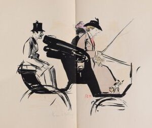 Sem (Mathilde de Morny, Comtesse Jacques de Belbeuf) Paris, October 1900