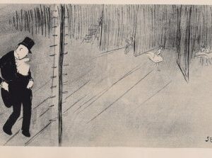 Sem (Monsieur Bachelot backstage at the Ballet) Paris 1909