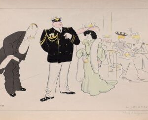 Sem (Dining Au Cafe de Paris) Paris, June 1902