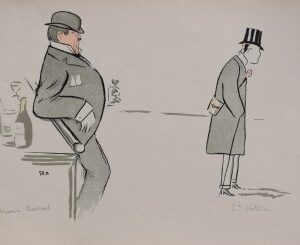 Sem (Drinks at the Bar) Paris, December 1904