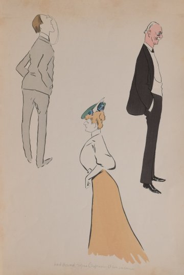 Sem (Lord Howard of Walden, Mme. Chapman) Paris, 1909