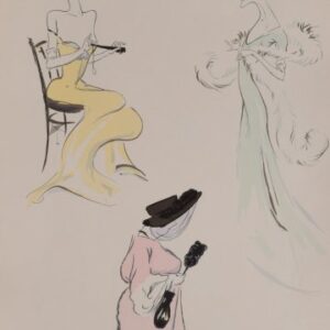 Sem (Mme Gauthereau, Miss Gebhart, Mrs. Hudson) Paris, 1909