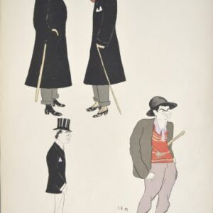 Sem (Paris - Album 12 Plate 1) Paris, June 1902