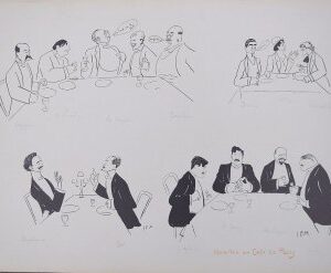 Sem (Reveillon au Cafe de Paris - Album 12 Plate 12) Paris, June 1902