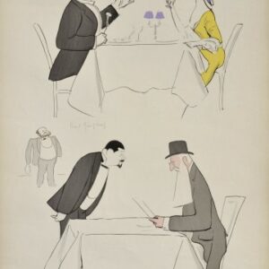 Sem (A la table -Hotel de Paris Monte Carlo) Paris June 1905