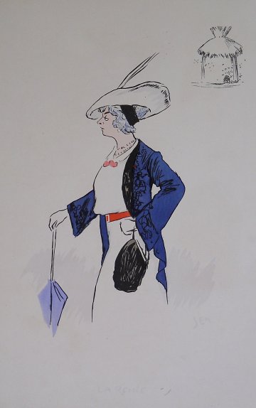 Sem (La Reine) Paris 1913