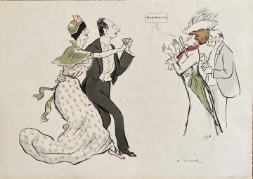 Sem (Album 19 Plate 36 "Quelle amours") Paris, August 1913