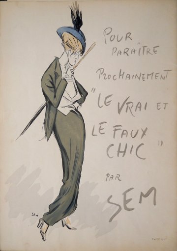 Sem (Title Page Vrai et Faux Chic) Album 19. Paris 1915