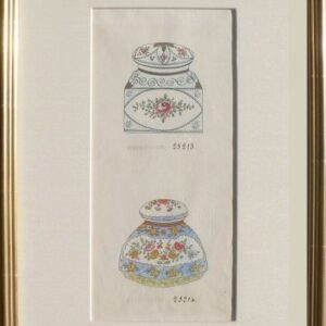 Gabriel Fourmaintraux. Covered containers. Sevres, ca. 1900