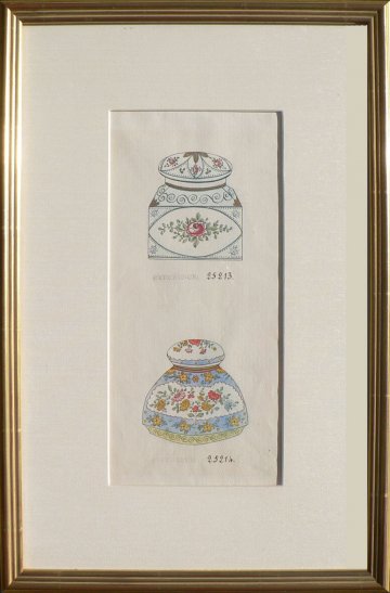 Gabriel Fourmaintraux. Covered containers. Sevres, ca. 1900