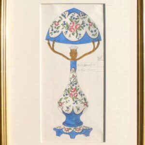 Gabriel Fourmaintraux. Lamp. Sevres, ca. 1900