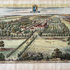 (Shipton Moyne) The Ancient & Present State of Gloucestershire. London: 1712. Framed