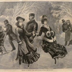 "Skating in Central Park." New York: Harper's Weekly, 1877