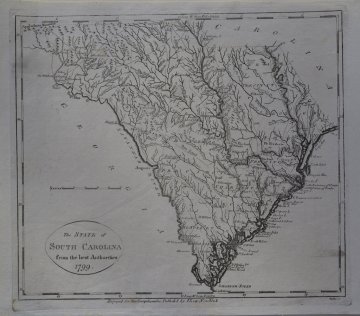 (South Carolina) John Scoles. New York: I. Low, 1799