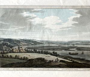 (View from Upnor) Boydell, John and Josiah, History of the River Thames, London 1794-96