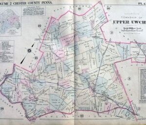 (Upper Uwchlan) Plate 12. Philadelphia: Franklin Surveys, 1934
