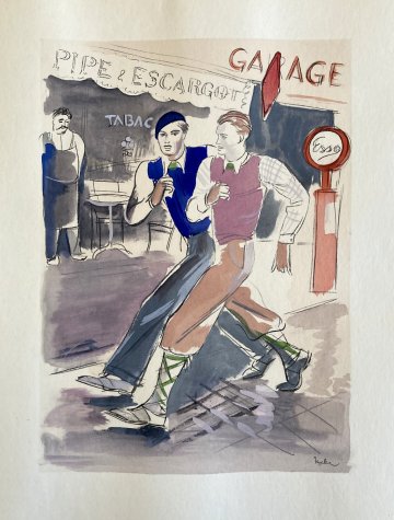 (Speed walking) Milivoj Uzelac. Paris 1932