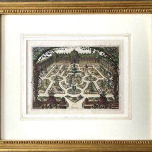 (Formal Dutch Garden) Crispijn van de Passe. Hortus Floridus. Utrecht, 1614-1617
