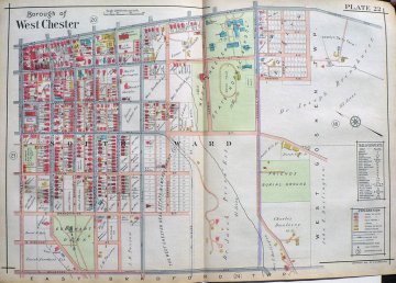 (West Chester) A. H. Mueller. Pl. 22. Atlas...from ...Devon to Downingtown and West Chester. Philadelphia, 1912