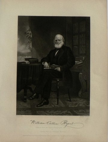 William Cullen Bryant. National Portrait Gallery of Eminent Americans. New York: Johnson, Fry and Co., 1862