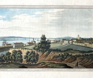 (Woolwich) Boydell, John and Josiah, History of the River Thames, London 1794-96. Framed