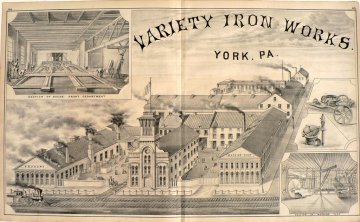 (York, PA) Variety Iron Works, York PA. York: Beach Nichols, 1876