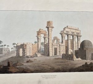 Giovanni Battista Belzoni. (Plate 37 Temple at Erments) London: John Murray, 1822