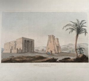 Giovanni Battista Belzoni. (Plate 12 Temple at Daake) London: John Murray, 1822