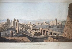 Giovanni Battista Belzoni. (Plate 24 Temple at Karnak) London: John Murray, 1822