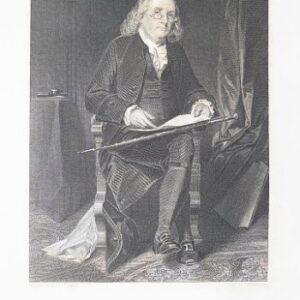 (Benjamin Franklin) National Portrait Gallery of Eminent Americans. New York, 1862
