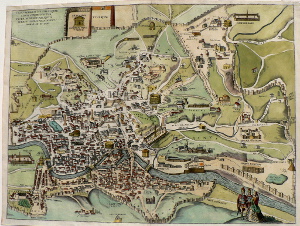(Rome) Braun and Hogenberg. Cologne, c. 1572