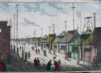 (China) Nanking. Engraved by Habermann. Published in France and Germany circa 1750