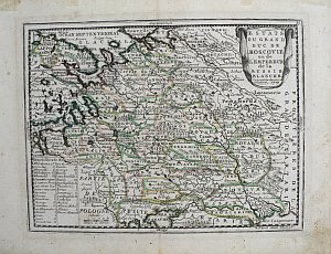 (Russia) Chiquet, Jacques. ...Muscovie...Russia Blanche. Paris, 1719