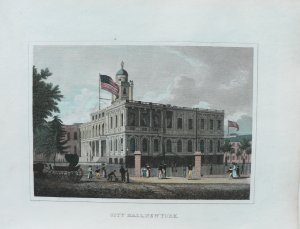 (New York) ...City Hall..., New York. ca. 1834
