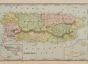 (Puerto Rico) Porto Rico. Chicago: George Cram, ca. 1890
