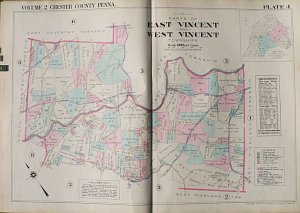 (East and West Vincent) Plate 4. Philadelphia: Franklin Surveys, 1934