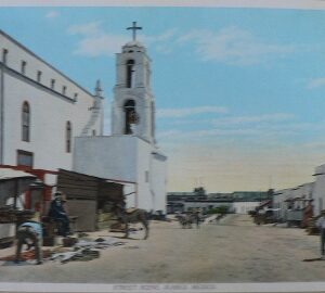 (Juarez, Mexico.) Sunset Route... Chicago: Curt Teich & Co., 1920