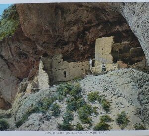 (Tonto Cliff Dwellings) Sunset Route... Chicago: Curt Teich & Co., ca. 1920