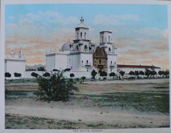 (San Xavier) Sunset Route... Chicago: Curt Teich, ca. 1920