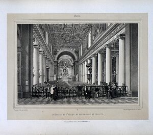 (Paris Church interior) Nouvelles Vues de Paris. Paris: Gihaut Freres, ca. 1870