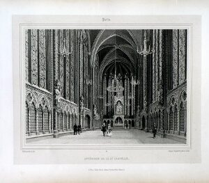 (Paris) St. Chappelle. Nouvelles Vues de Paris. Paris: Gihaut Freres, ca. 1870