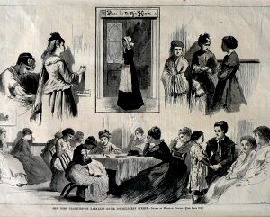 after Winslow Homer. (St. Barnabas House) New York: Harper's Weekly, 1874