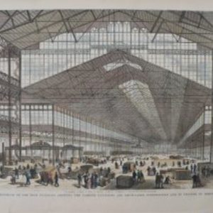 Interior of the Main Building... Frank Leslie 1876