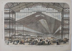 Interior of the Main Building... Frank Leslie 1876