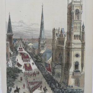 ...Masonic Temple... Frank Leslie, 1876