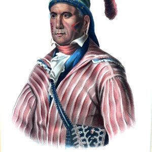 (Creek) Menawa. History of the Indian Tribes... Philadelphia, 1842-44