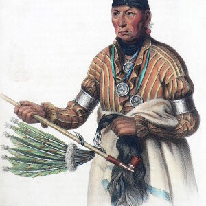 (Winnebago) NawKaw. History of the Indian Tribes... Philadelphia: J.T.Bowen,1842-44