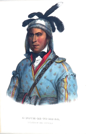 (Creek) Opothleyoholo. History of the Indian Tribes... Philadelphia: Rice & Hart,1842-44